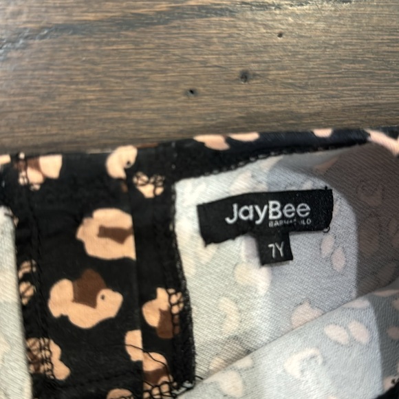 Girls Cheetah Print Black Fit and Flare Long Sleeve Dress, Size 7 - Picture 4 of 8